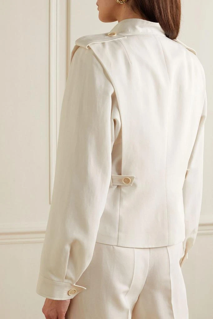Akris Gregory cotton and linen-blend twill jacket 3