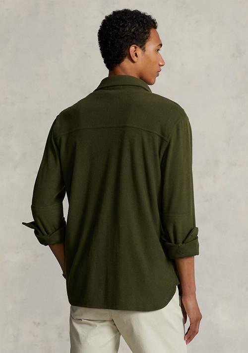 Ralph Lauren Classic Fit Knit Flannel Work Shirt