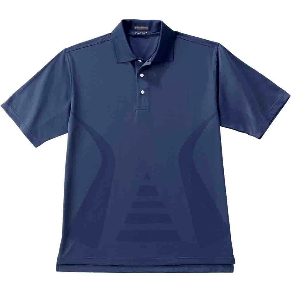 River's End UPF 30+ Body Map Short Sleeve Polo Shirt 1