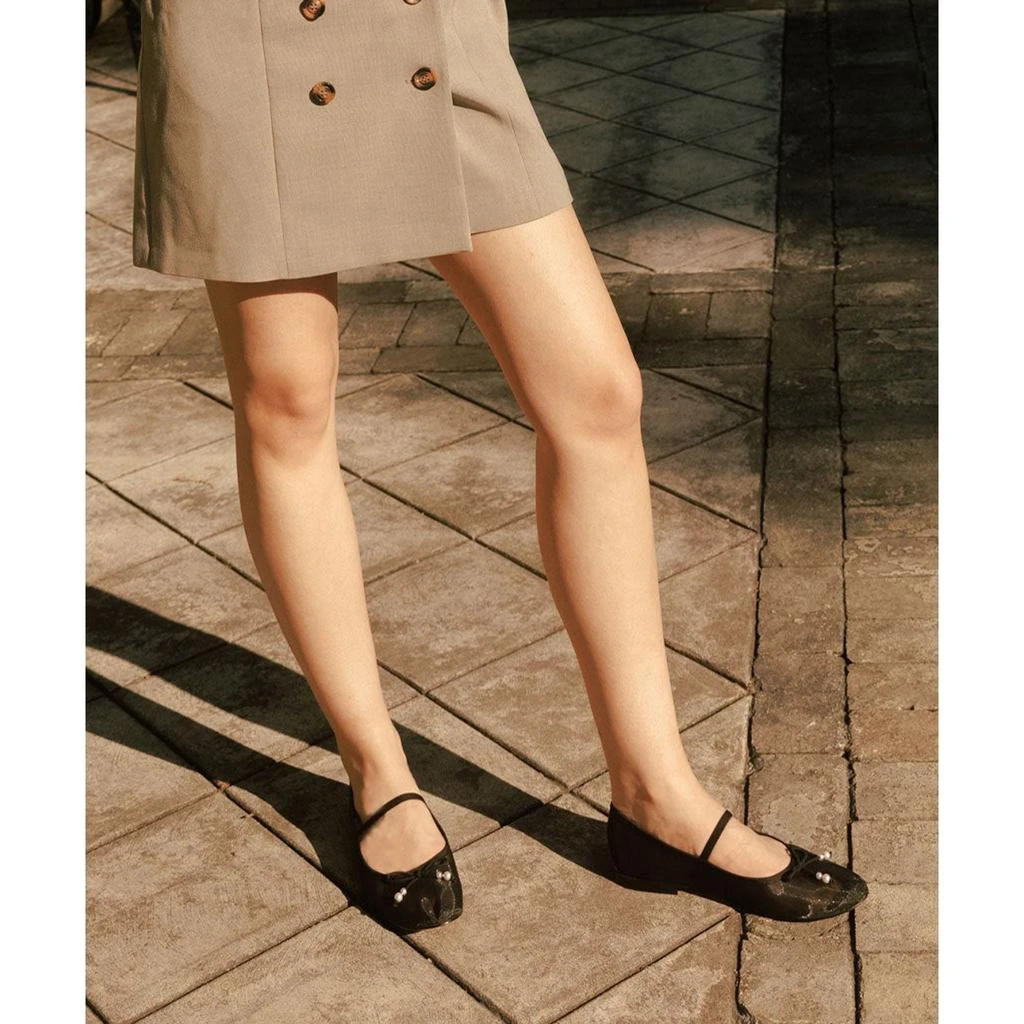 Dolce Vita Cadel Ballet Flats Black Pearls 2