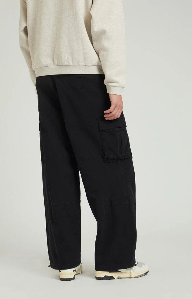PacSun Stretch Black Extreme Baggy Cargo Pants 3