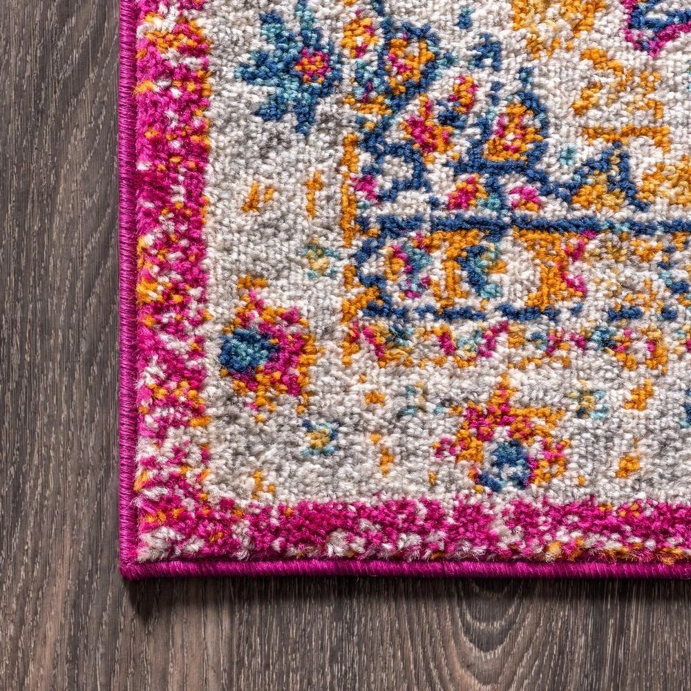 JONATHAN Y Bohemian FLAIR Boho Vintage Medallion Area Rug 5