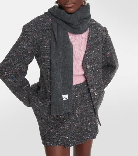 Ganni Wool-blend scarf 3