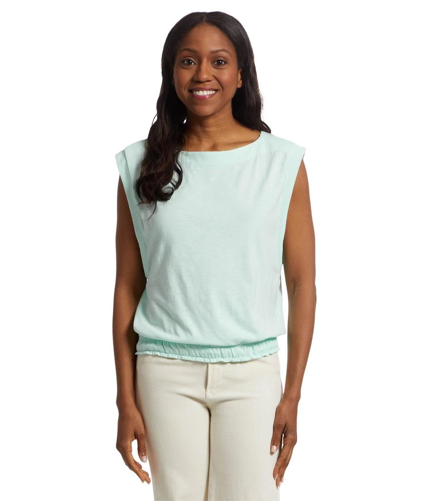 Lilla P Elastic Hem Boatneck Top 1