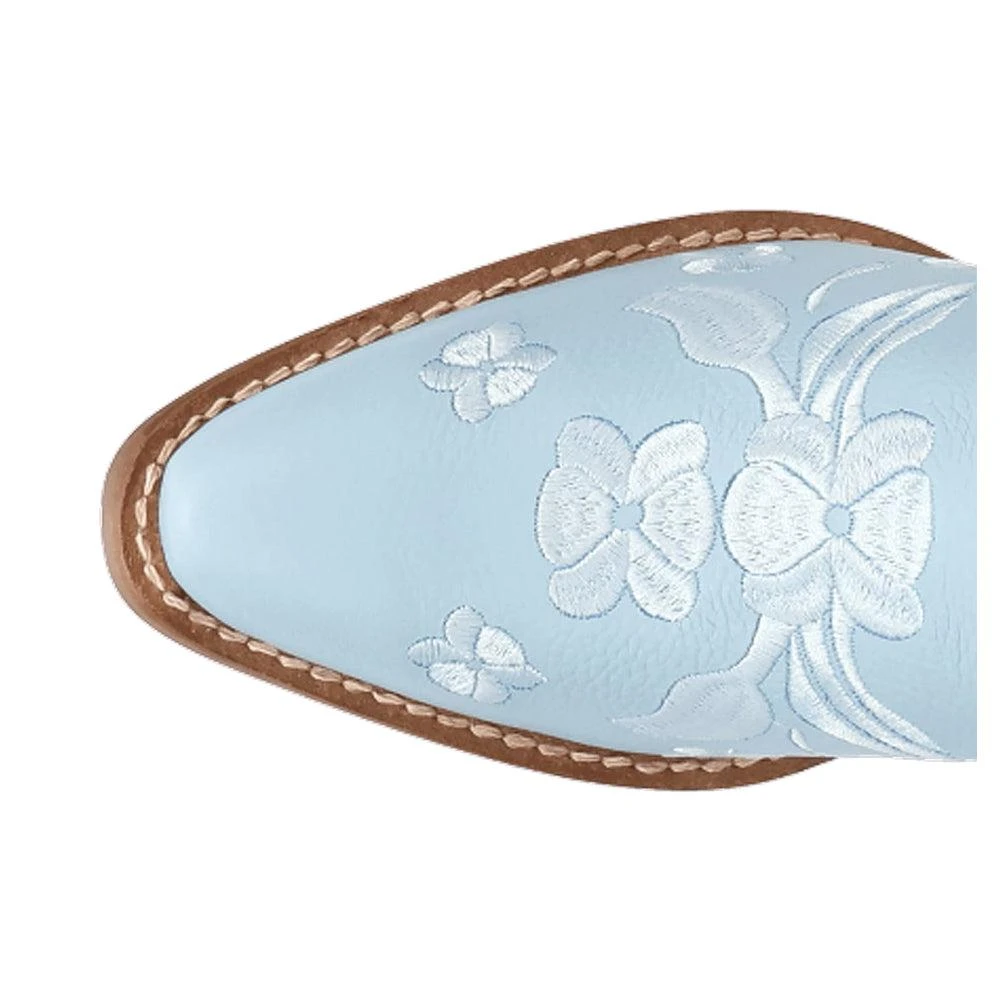 Dingo Love Bug Floral Embroidered Snip Toe Cowboy Boots 4
