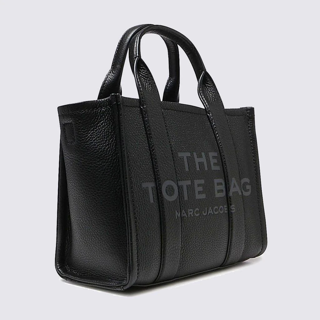 Marc Jacobs Marc Jacobs Black Leather The Small Tote Bag 3