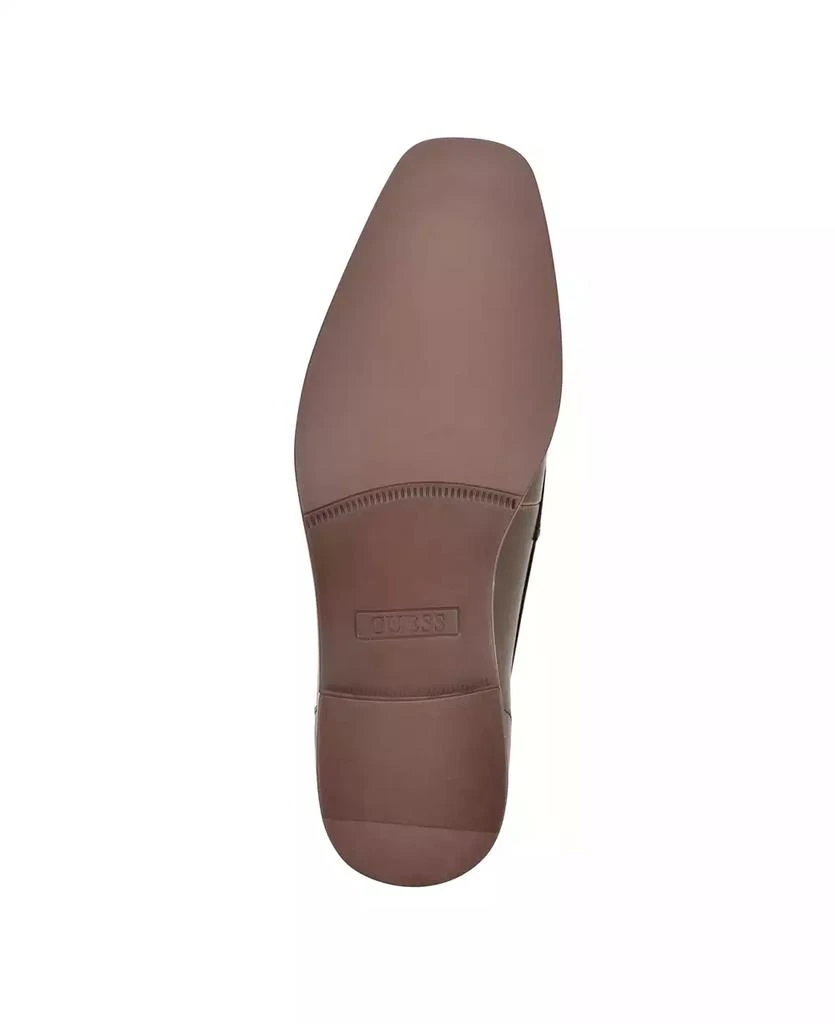 GUESS Men's Handle Square Toe Slip On Dress Loafers 5