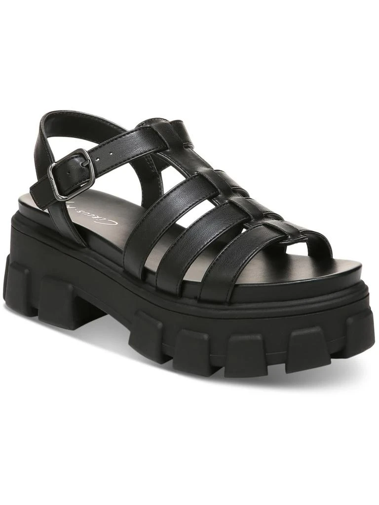 Sam Edelman GILLA Womens Lug sole Round toe Platform Sandals 1
