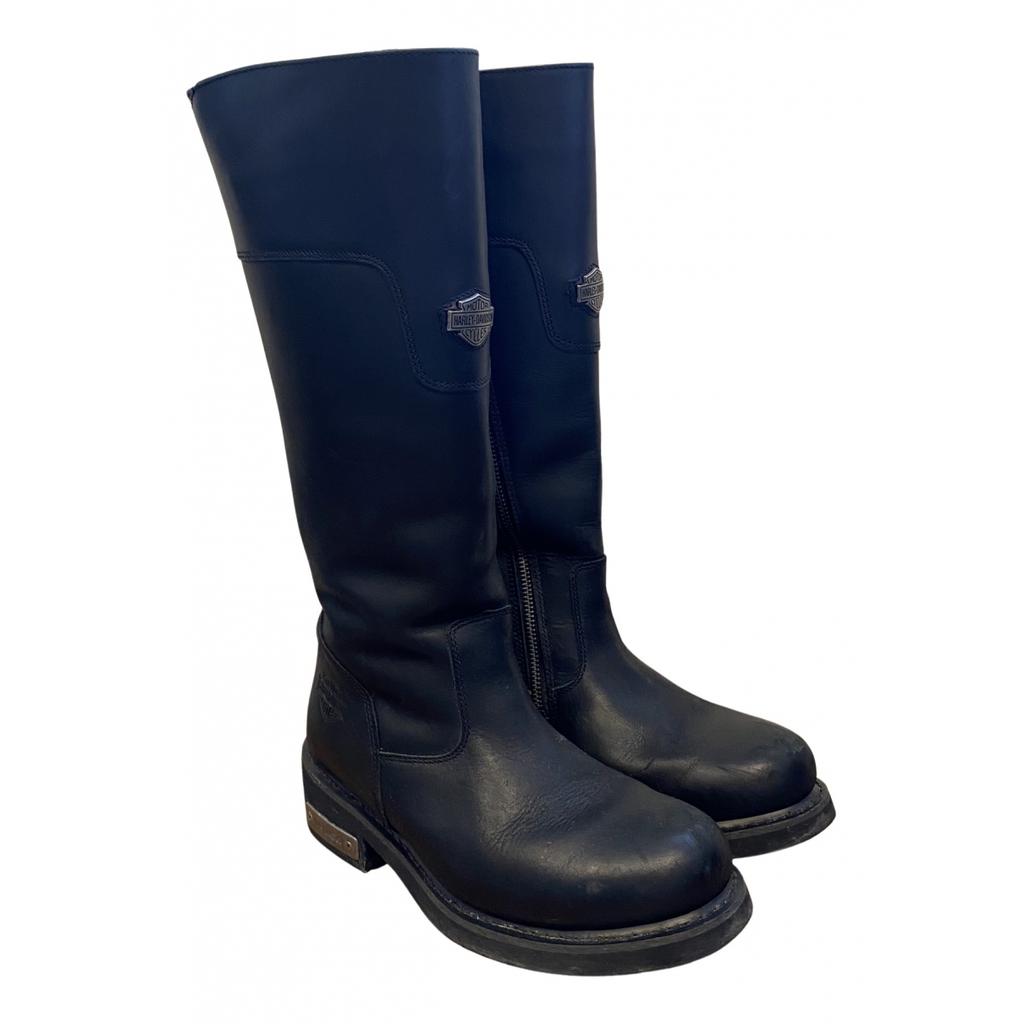HARLEY DAVIDSON Harley Davidson Leather snow boots