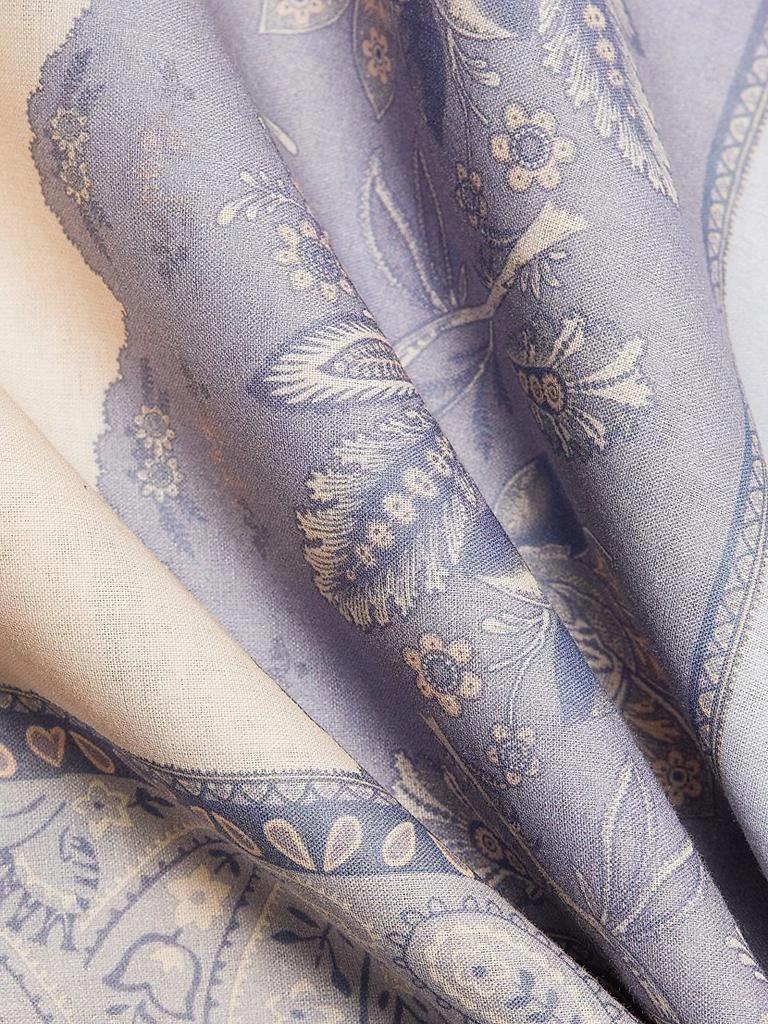 Zimmermann Paisley​ Cotton Self-Tie Pareo 6