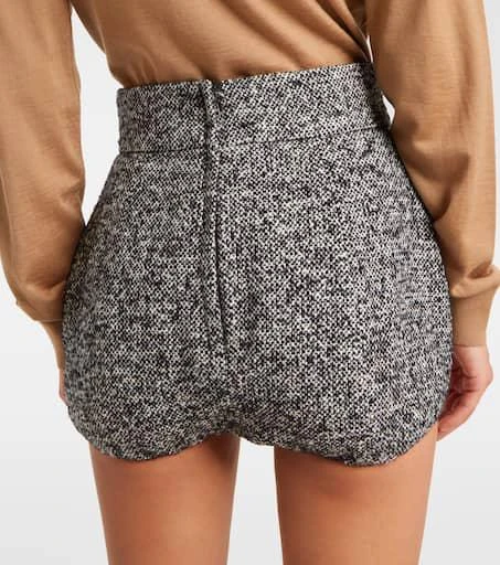 Dolce 
Gabbana Wool and silk-blend high-rise shorts 5