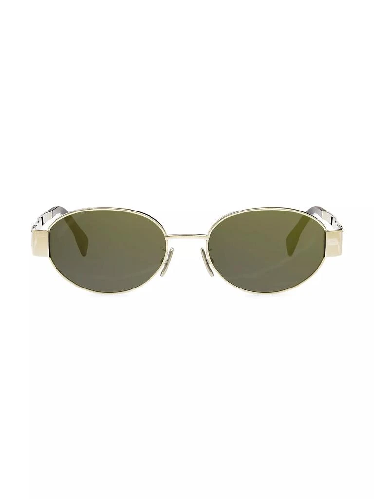 Celine Triomphe 54MM Oval Sunglasses 2
