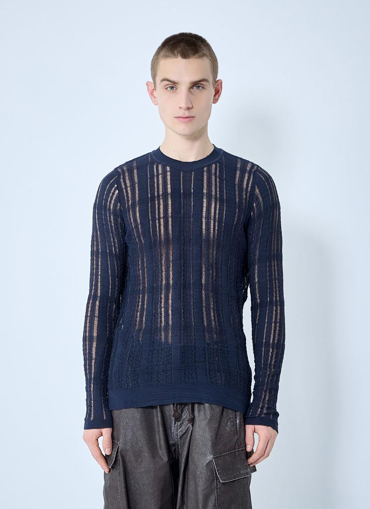 【完売品】OUR LEGACY SONAR V-NECK 44 Our Legacy Men's Sonar V Neck Knit Sweat in Ash Melange Stately