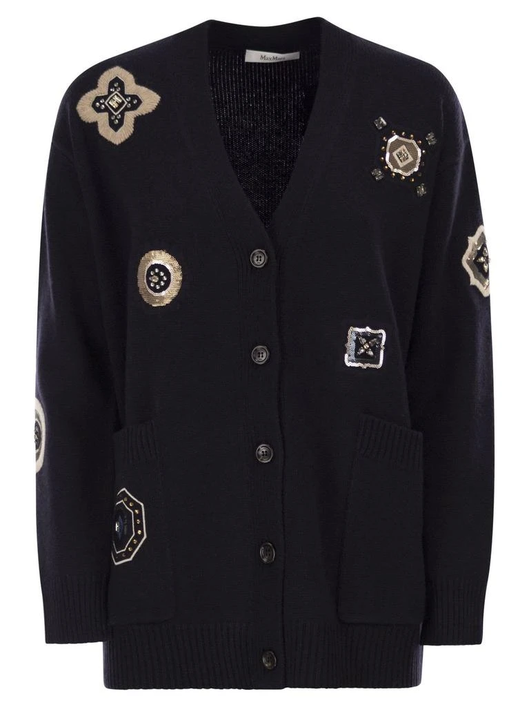 Max Mara Max Mara Mxmgioire V-Neck Cardigan from Cettire