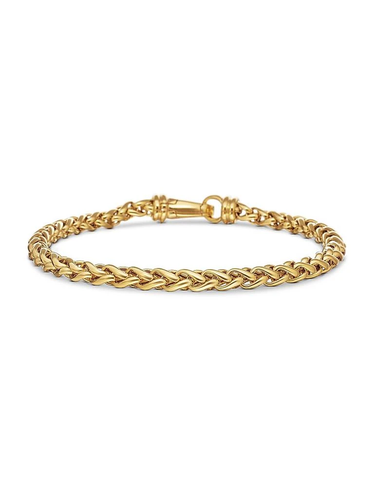 David Yurman Wheat Chain Bracelet in 18K Yellow Gold, 4mm