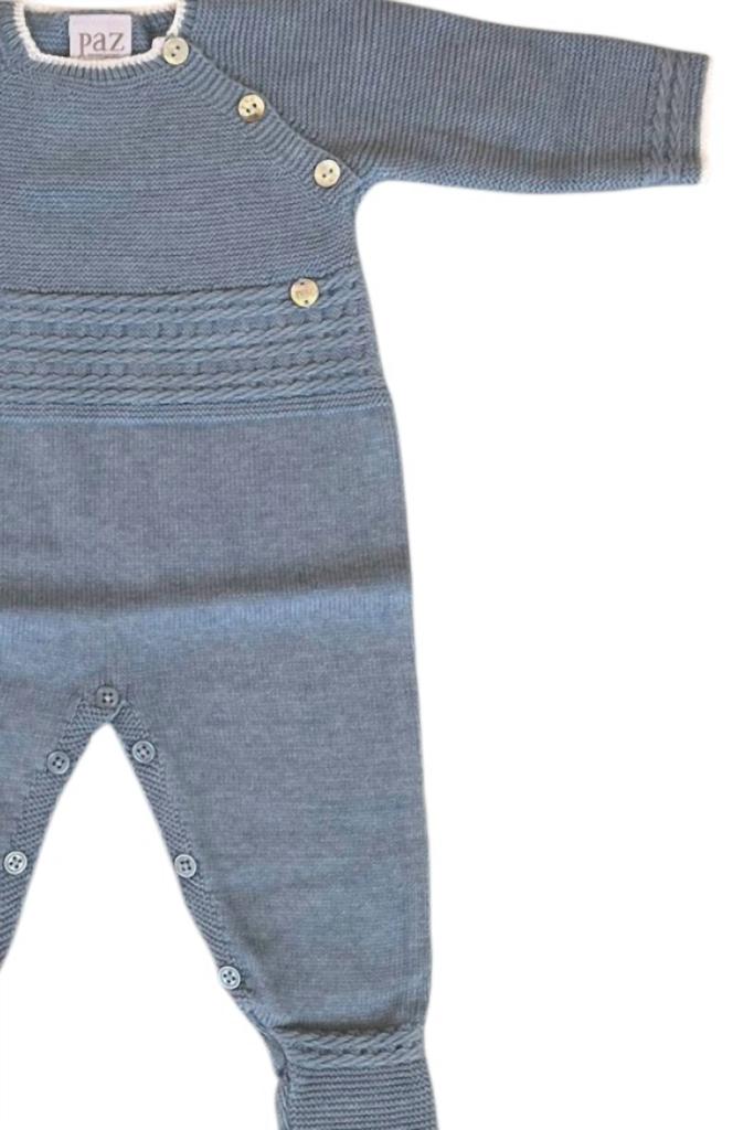 Paz Rodriguez Paz Rodriguez - Baby's Knit Romper Verne