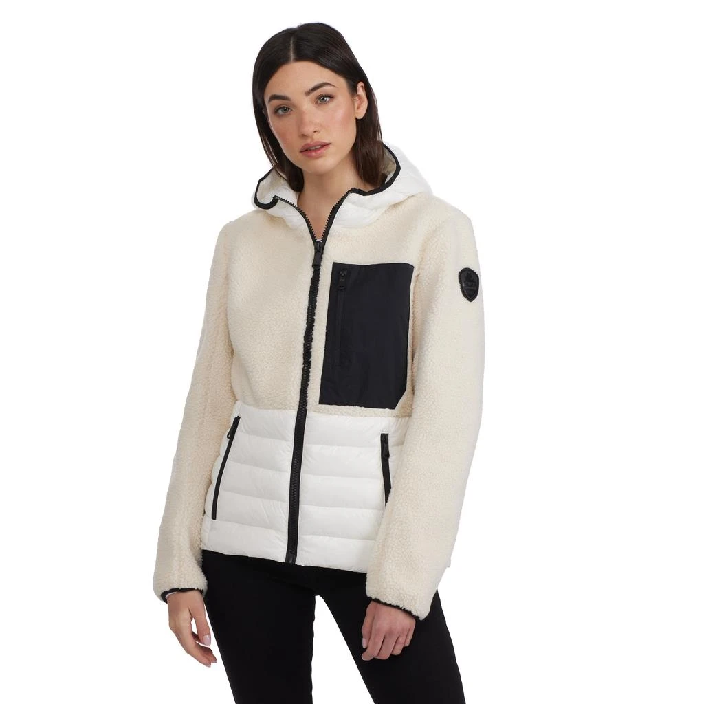 Pajar Women's Fawn Lightweight Mixed Media Jacket with Fixed Hood 1