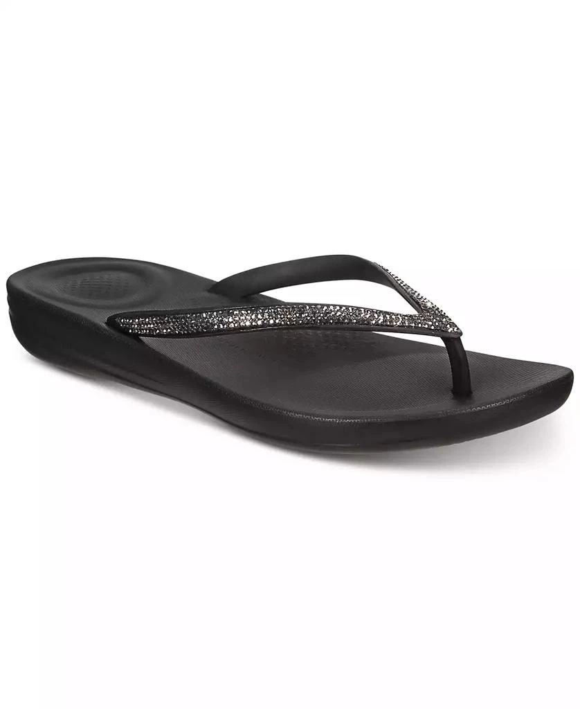 FitFlop Women
s Iqushion Sparkle Flip-Flop Sandal 1