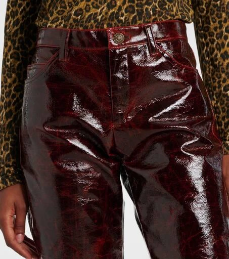 Isabel Marant Lovis cotton-blend slim pants 4