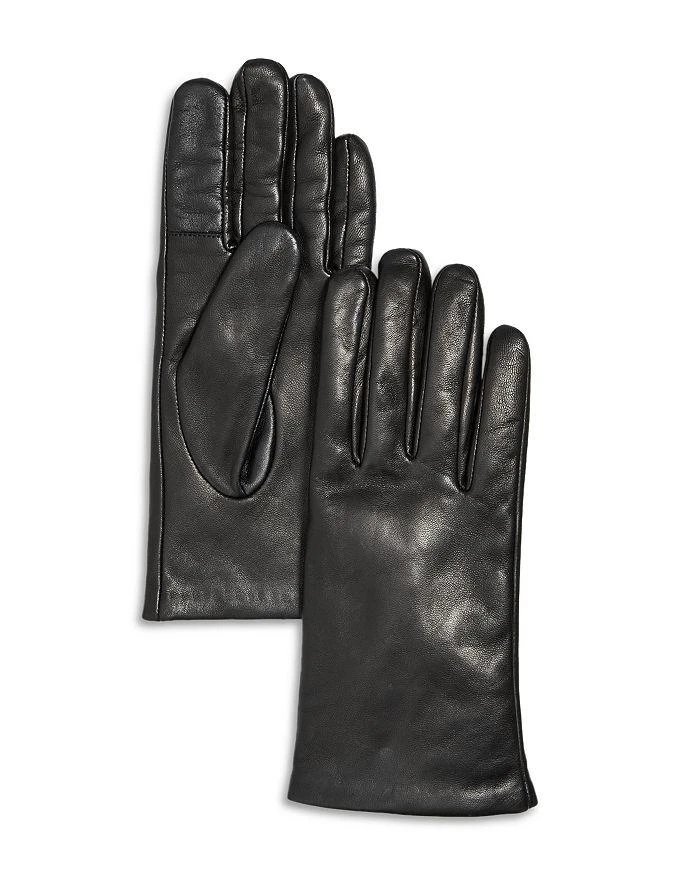 Bloomingdale
s Cashmere Lined Leather Tech Gloves - Exclusive 1