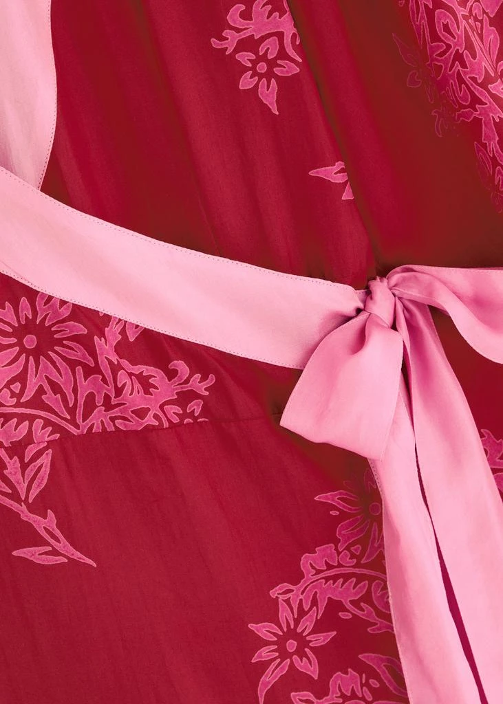 Hannah Artwear Luna floral-print silk midi wrap dress 5