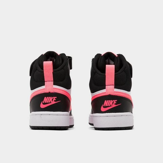 NIKE Girls' Big Kids' Nike Court Borough Mid 2 Casual Shoes 4