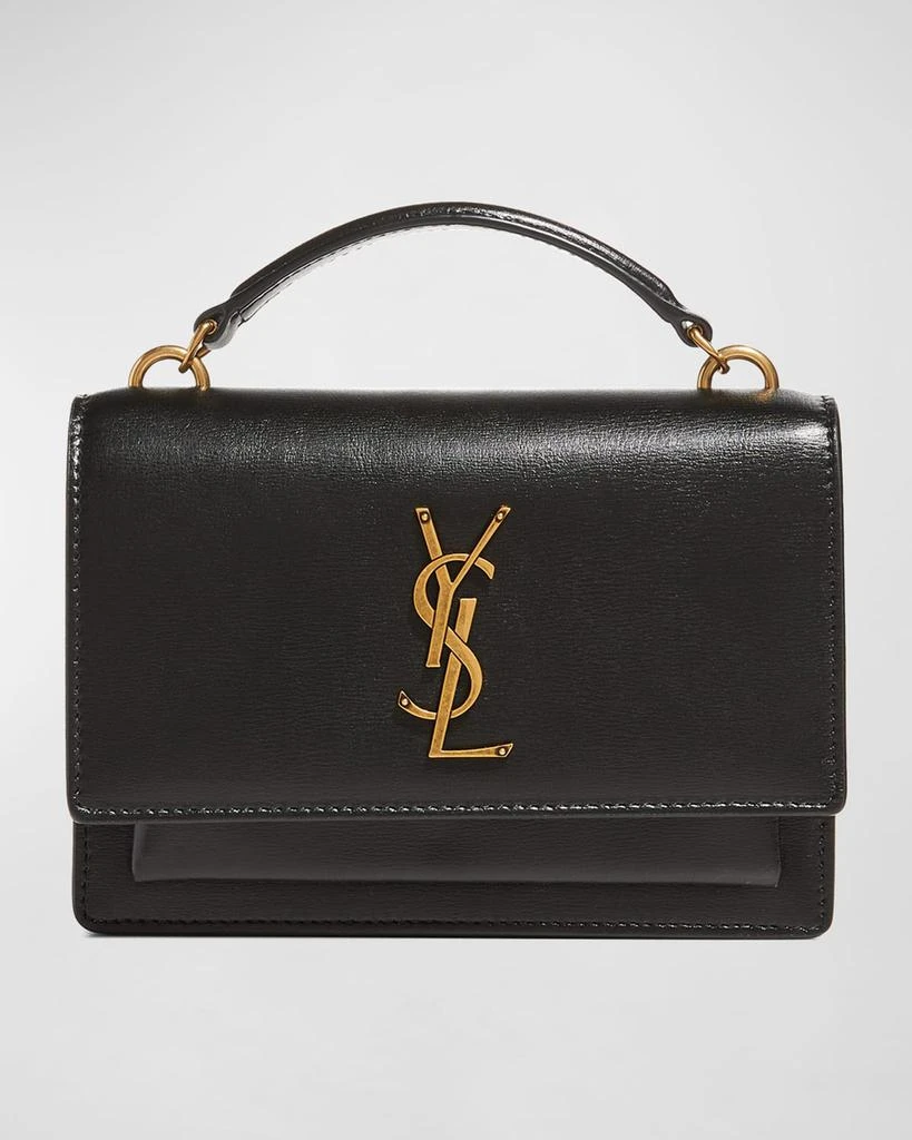 Yves Saint Laurent Sunset Medium YSL Top-Handle Crossbody Bag in Smooth Leather 1