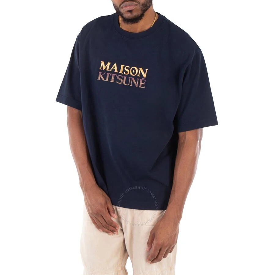 Maison Kitsune Gradient Logo Oversized T-Shirt 2