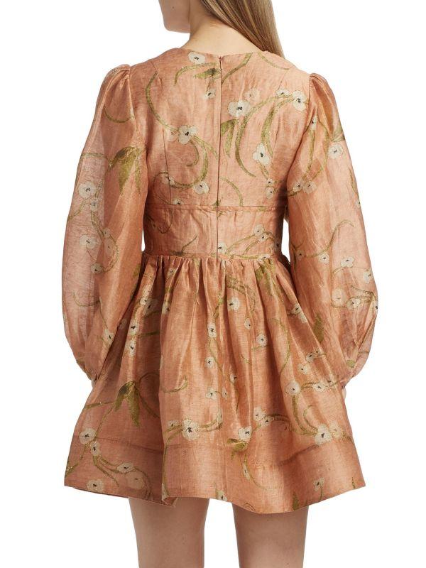 Zimmermann Illuminate Printed Minidress