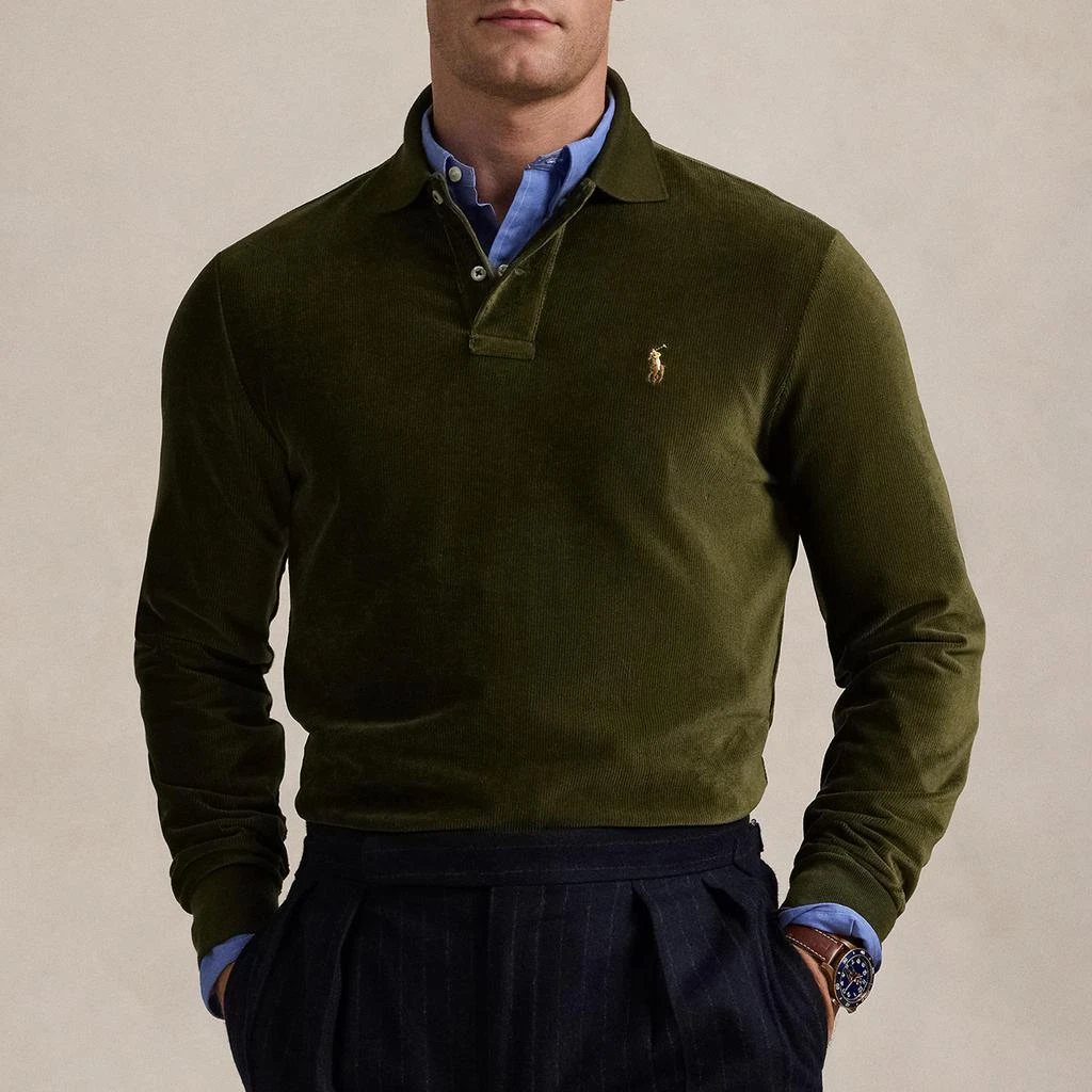 Ralph Lauren Classic Fit Cotton-Blend Corduroy Polo Shirt 4