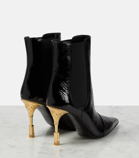 Balmain Patent leather ankle boots 3