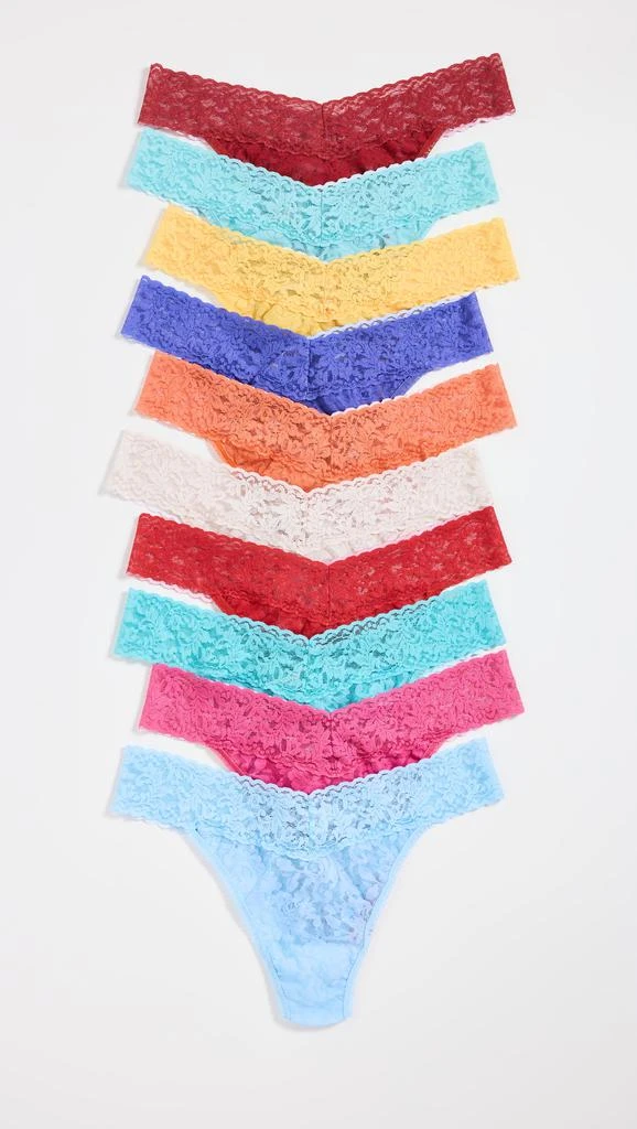 Hanky Panky Hanky Panky x Pantone Color of the Year Original Rise Thong 10 Pack 1