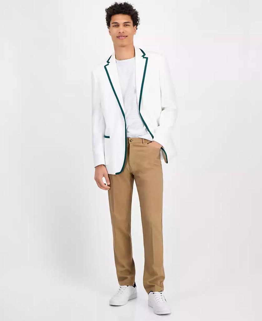 Tommy Hilfiger Men's Modern-Fit Green Tipped Weave Sport Coat