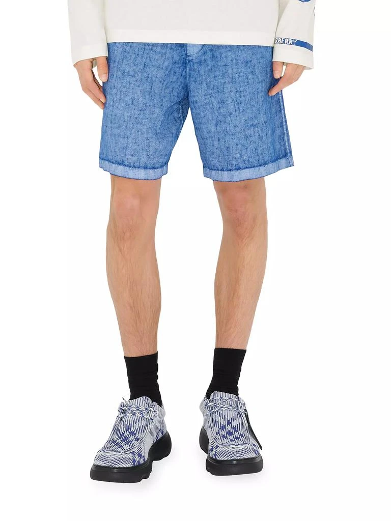 Burberry Linen EKD Shorts 4