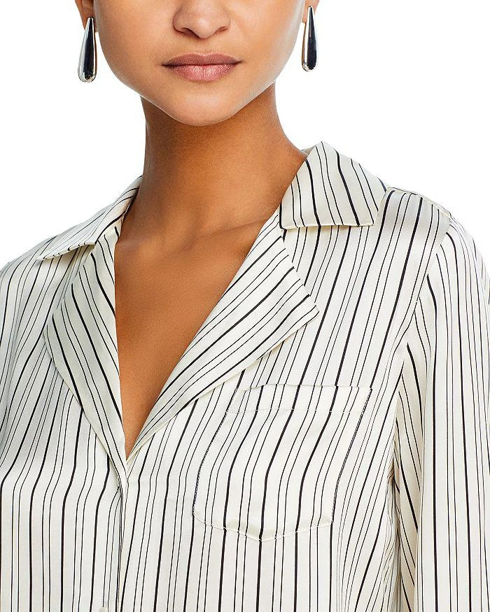 PAIGE Capriana Striped Silk Shirt 4