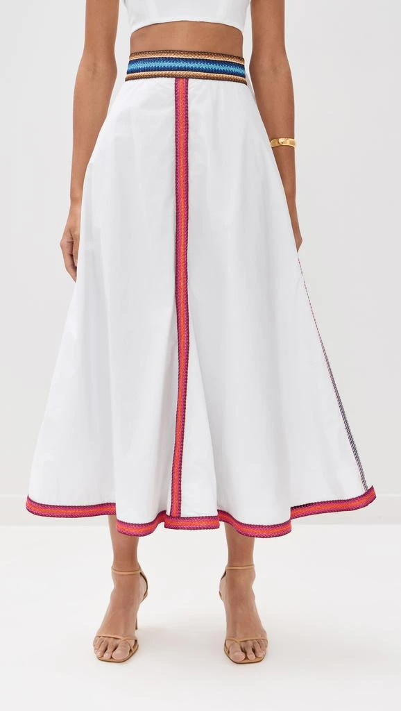 Rosie Assoulin Quartered A-Line Skirt 6