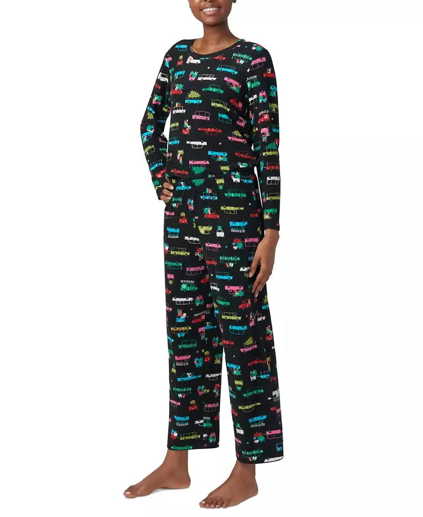 Hue Women's Waffle Fleece PJ Set 3