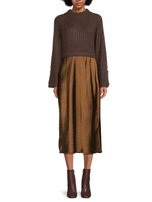 Design 365 Bea 2-In-1 Midi Sweater Dress 1