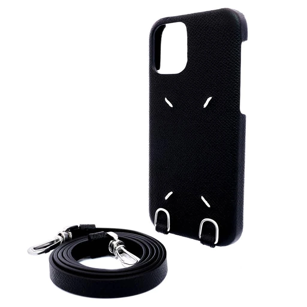 MAISON MARGIELA Maison Margiela Black iPhone 12 Case With Strap 2