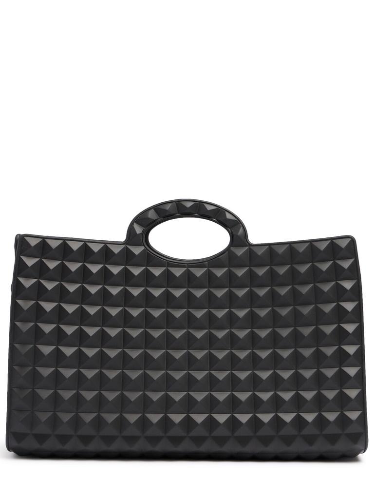 【VALENTINO】LE TROISIEME RUBBER TOTE BAG Valentino Le Troisième Rubber Tote Bag - Tote Bags - BeyondStyle