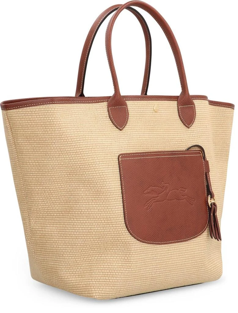 Longchamp Longchamp L Le Pliage Raffia Tote Bag 3