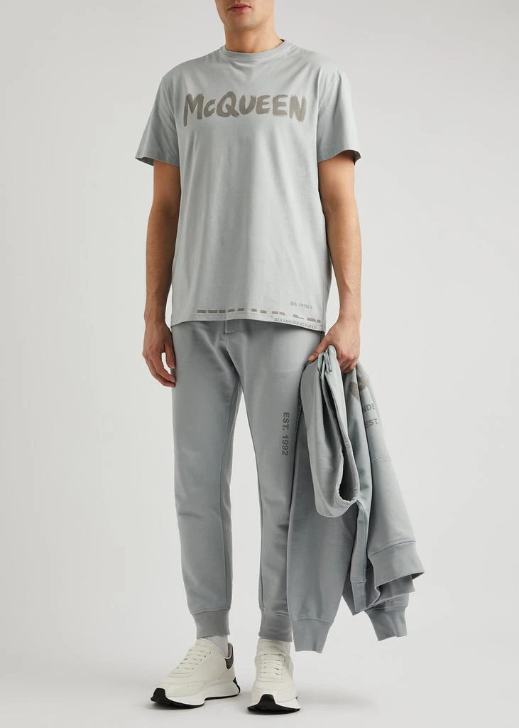 Alexander McQueen Logo-print cotton T-shirt 4