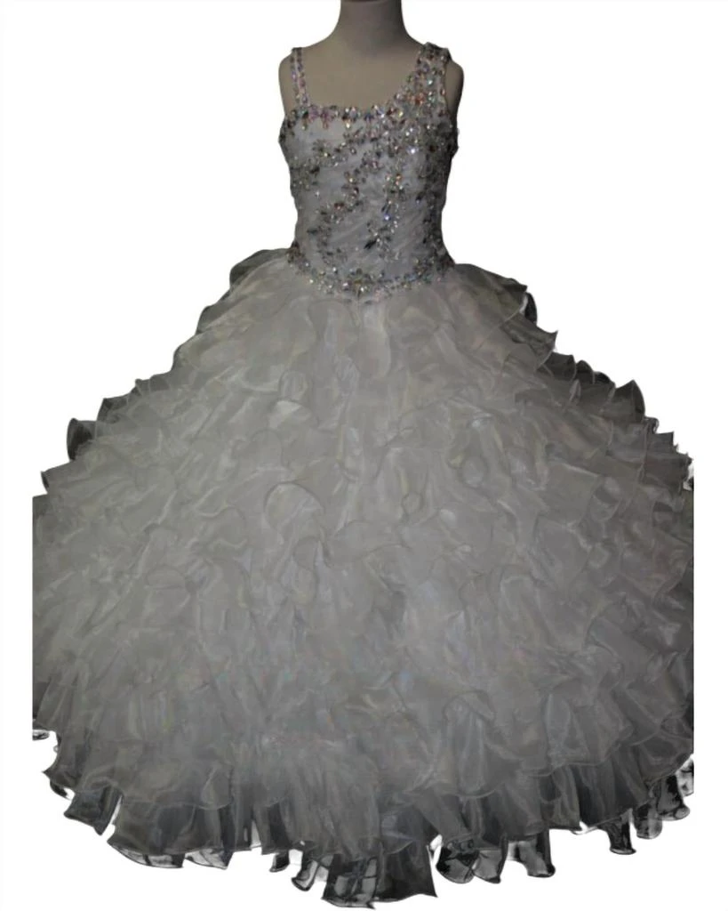 Little Rosie Little Rosie - Girl
s Glitz Long Pageant Dress