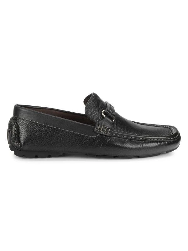 Donald J Pliner Donnie Tumbled Leather Driving Moccasins 1