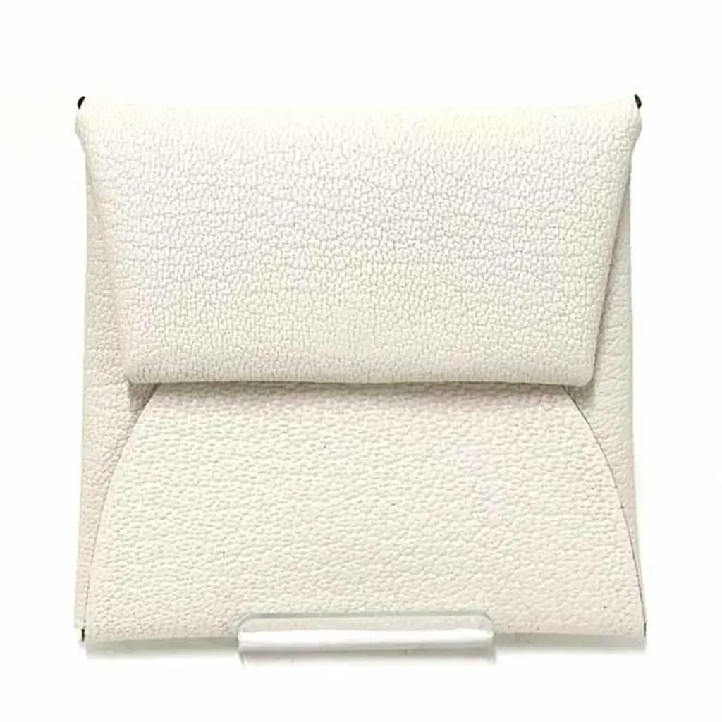 Hermes Bastia Chevre Leather Coin Purse/Coin Case (Pre-Owned)