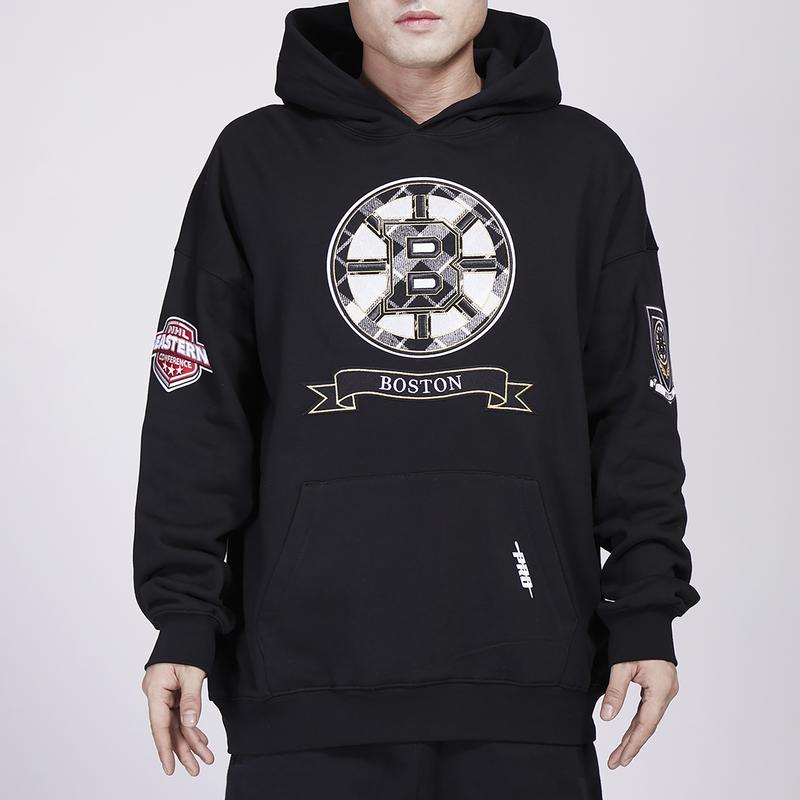 Pro Standard Pro Standard Bruins Pro Prep Drop Shoulder Hoodie - Men's