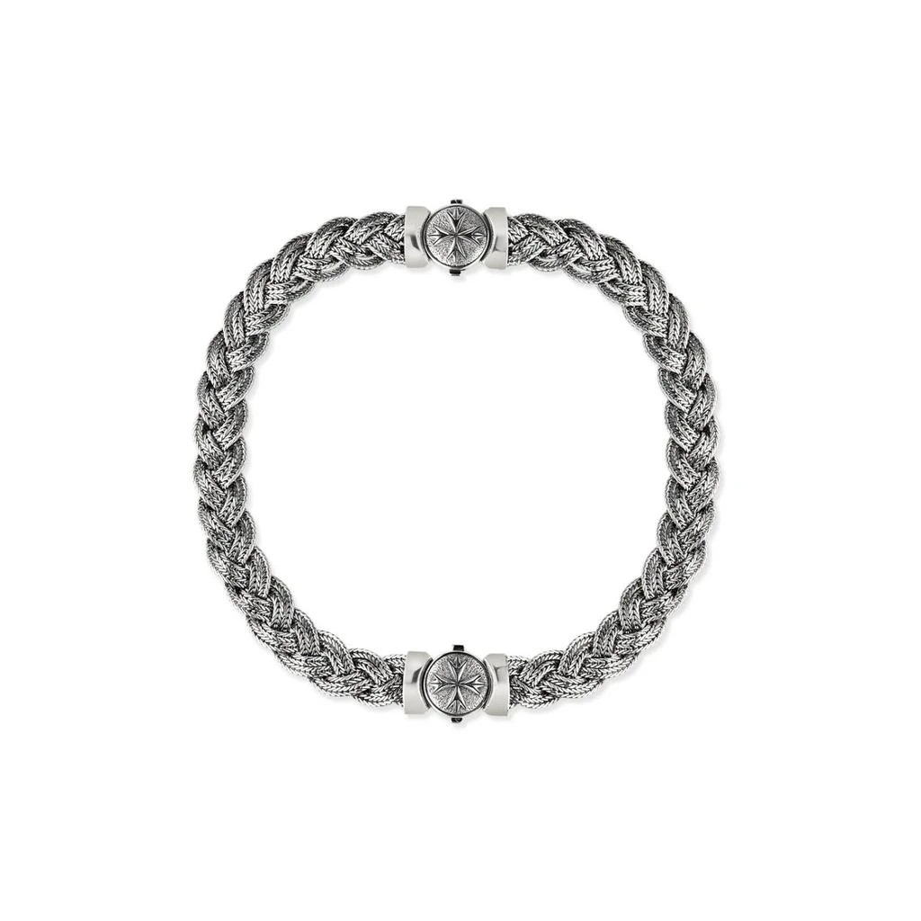 Emanuele Bicocchi Emanuele Bicocchi Diamond-Cut Flat Braided Choker 1