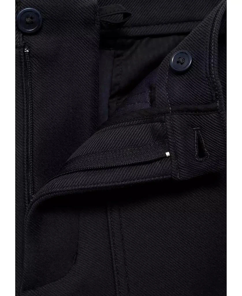 Mango Men's Textured Cotton Pants 3