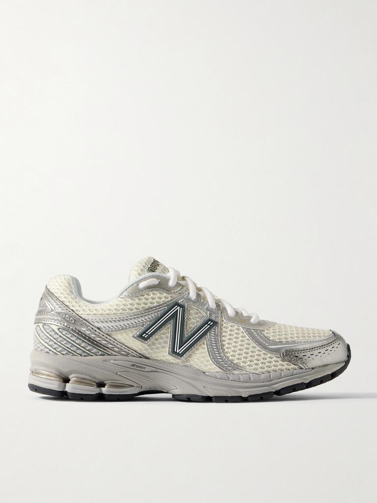 New Balance 860v2 Ceres 橡胶皮革边饰网眼运动鞋