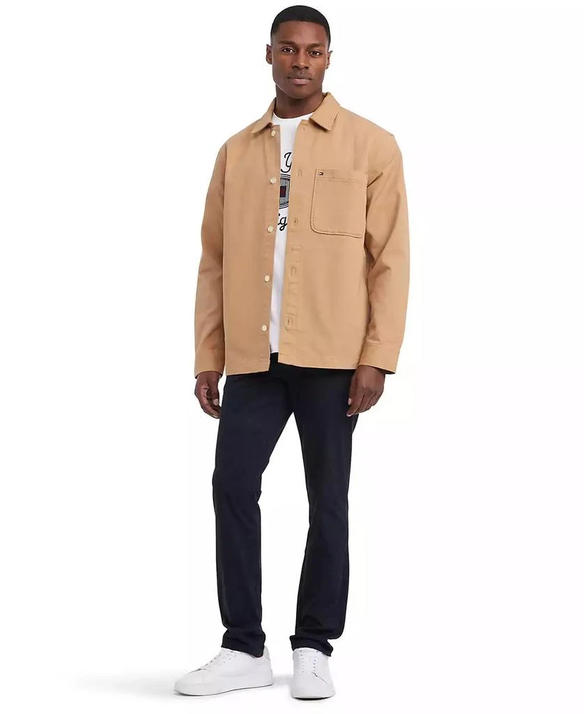 Tommy Hilfiger Men's Twill Utility Shirt Jacket 4